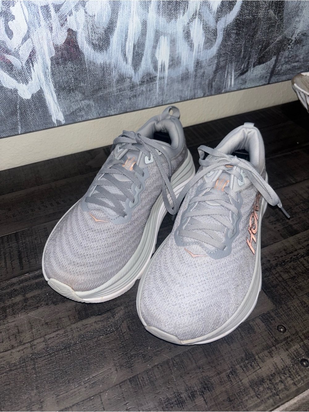 HOKA Women's Gaviota 5 running shoes SZ 8B - Picture 12 of 15